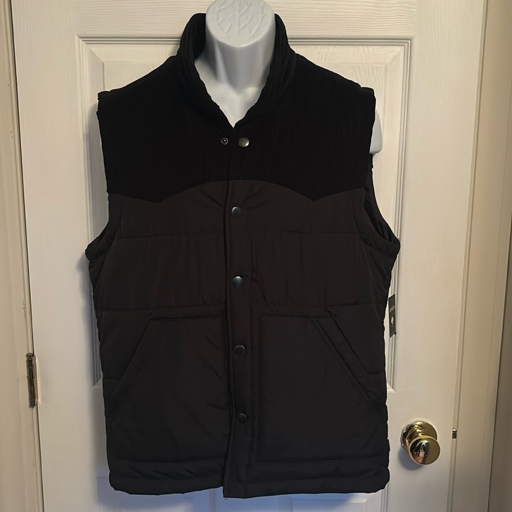 Union Black Winter Vest